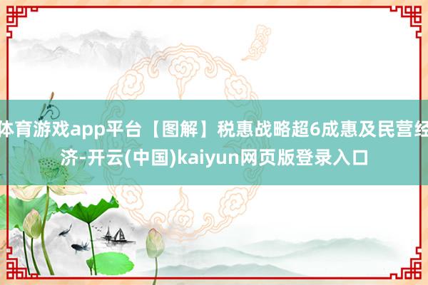 体育游戏app平台【图解】税惠战略超6成惠及民营经济-开云(中国)kaiyun网页版登录入口